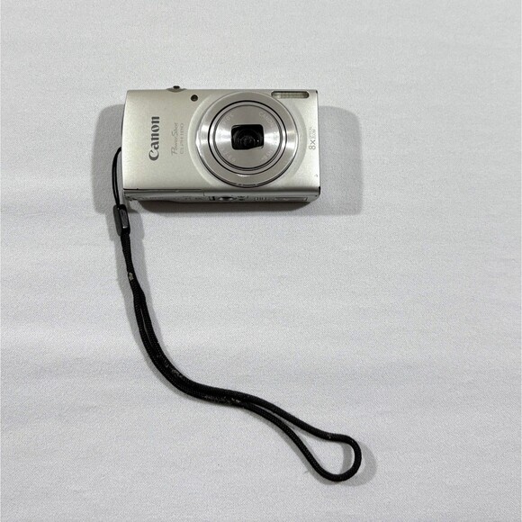READ WORKS Canon PowerShot ELPH 180 Digital Camera 20MP Silver Repair Parts - Picture 1 of 10